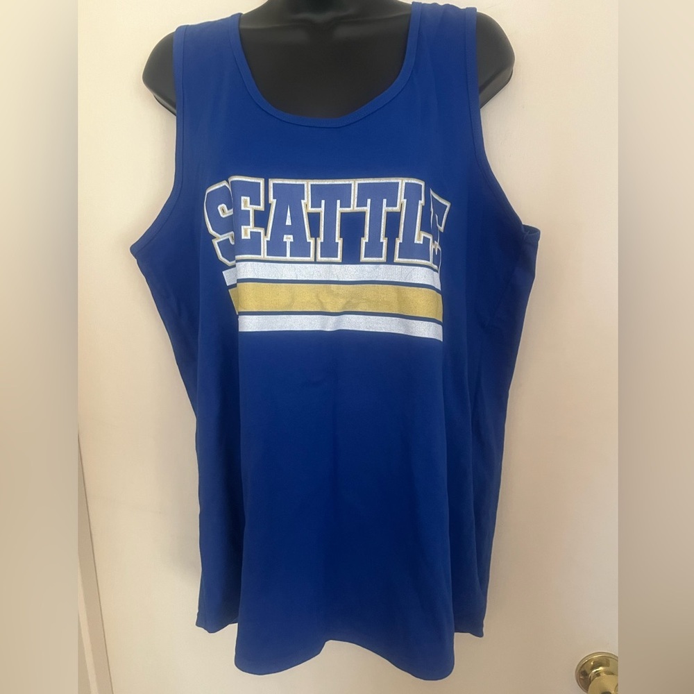 Blue Seattle Tank Top